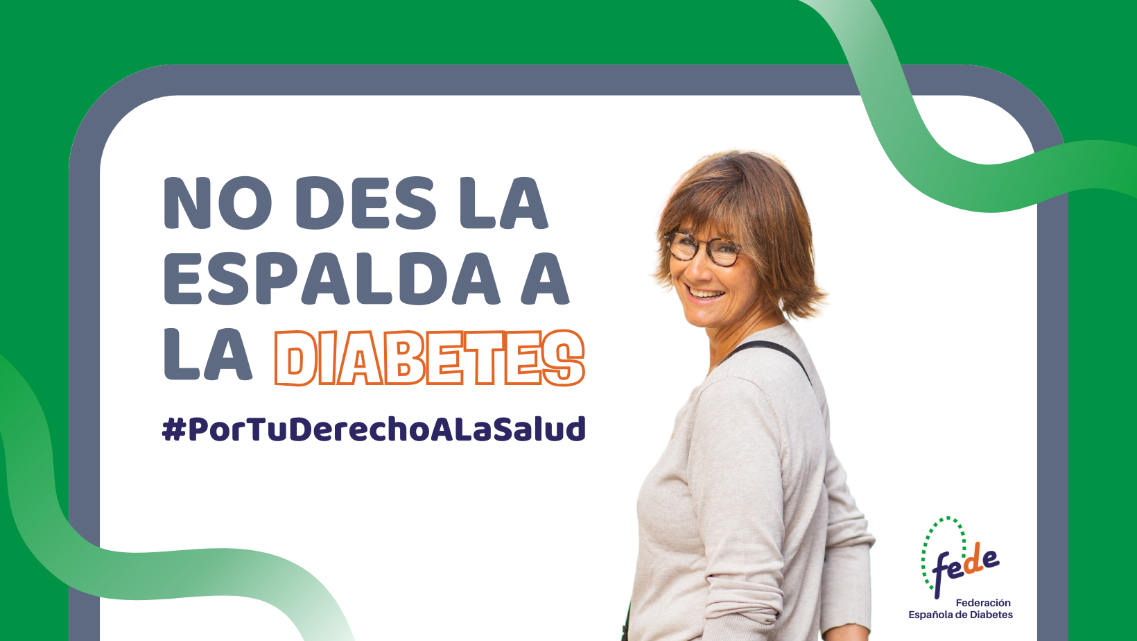 No des la espalda a la diabetes